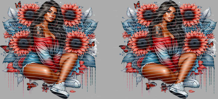 16oz Sunflower Girl-SU-540